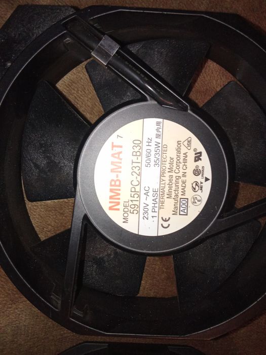 Ventilator cooler cooling fan aluminiu