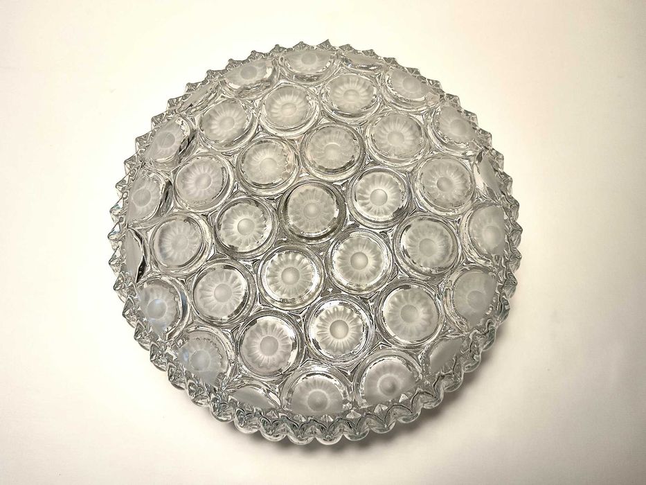 Plafoniera Mid-Century Modern, Art Deco, Holophane, vintage