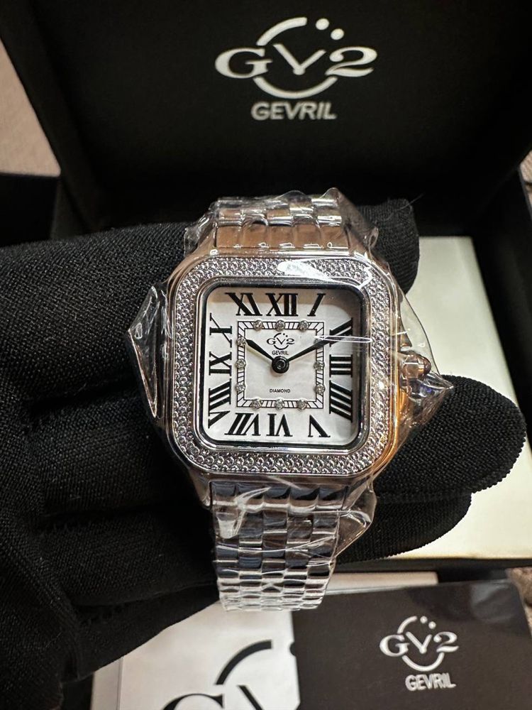 Швейцарские часы Gevril  с бриллиантами