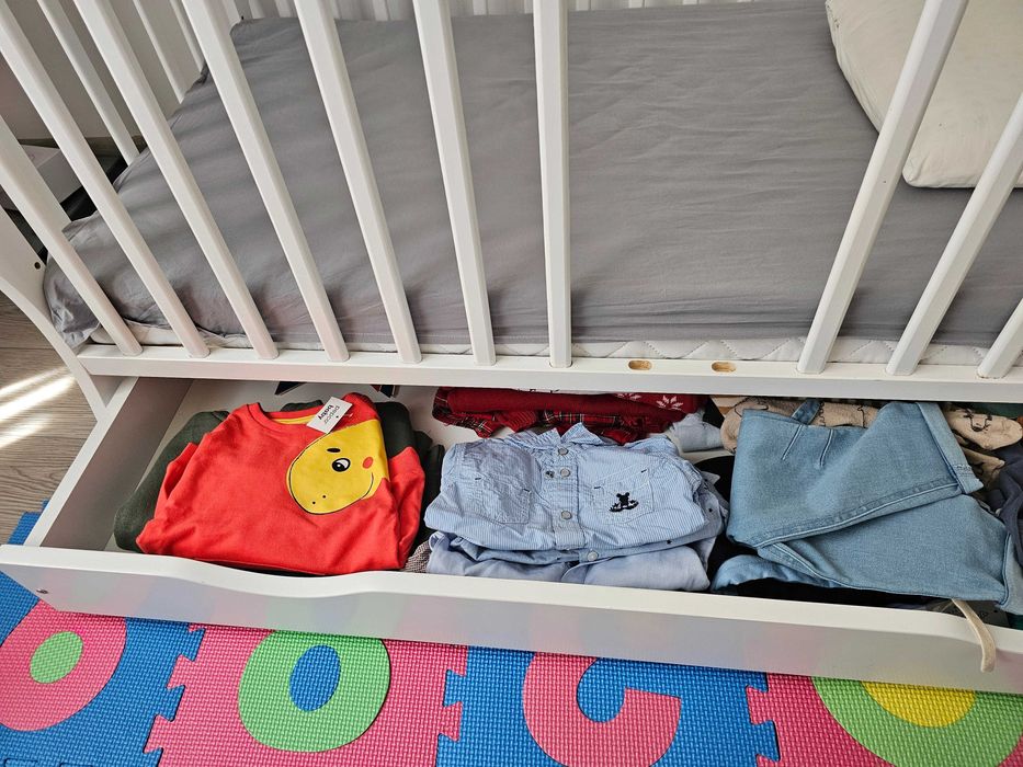 Pătuț bebe cu saltea de cocos