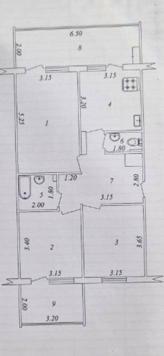 Карасу 6 Продажа 3х комнатной