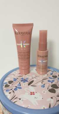 Set kerastase chroma absolu, ser termic anti electrizare si balsam noi