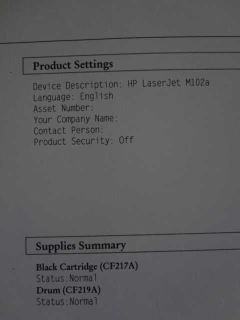 Лазeрен принтер - HP Laser Jet Pro M102a