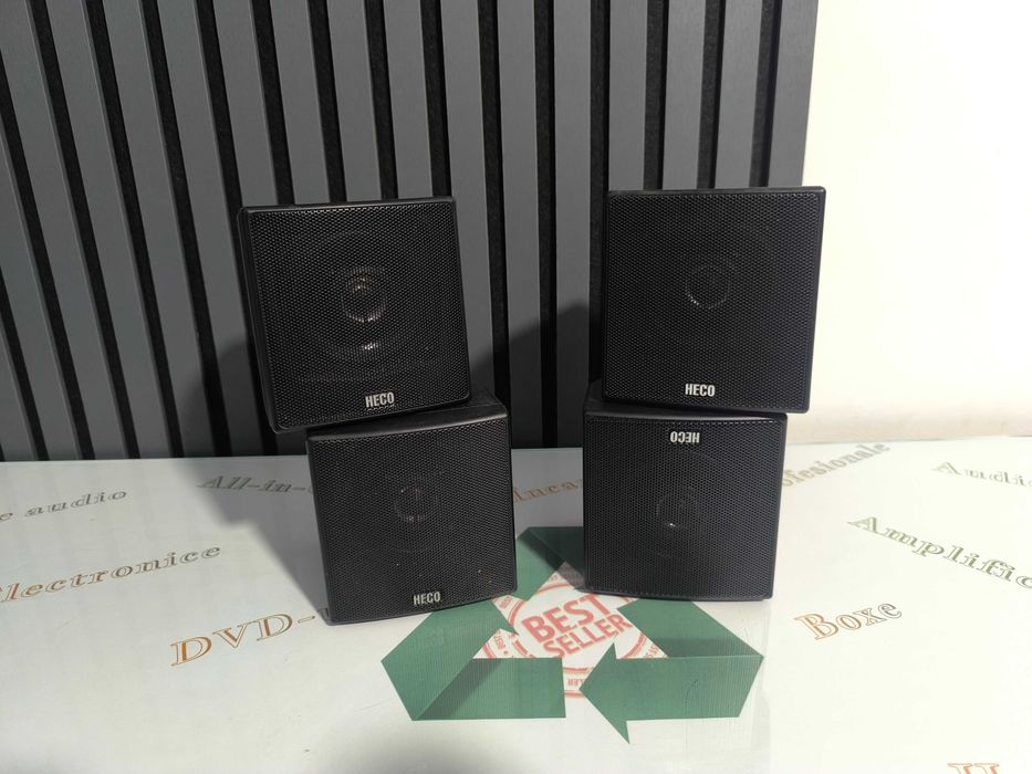 Boxe Satelit HECO - 2 Căi, 4-8 Ohm, Set 4 Bucăți