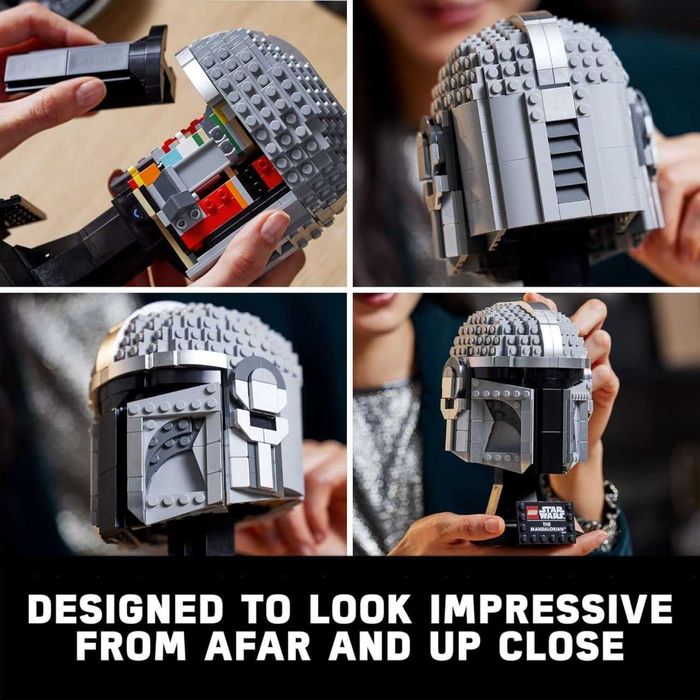 LEGO Star Wars The Mandalorian Helmet, собери шлем Мандалорца