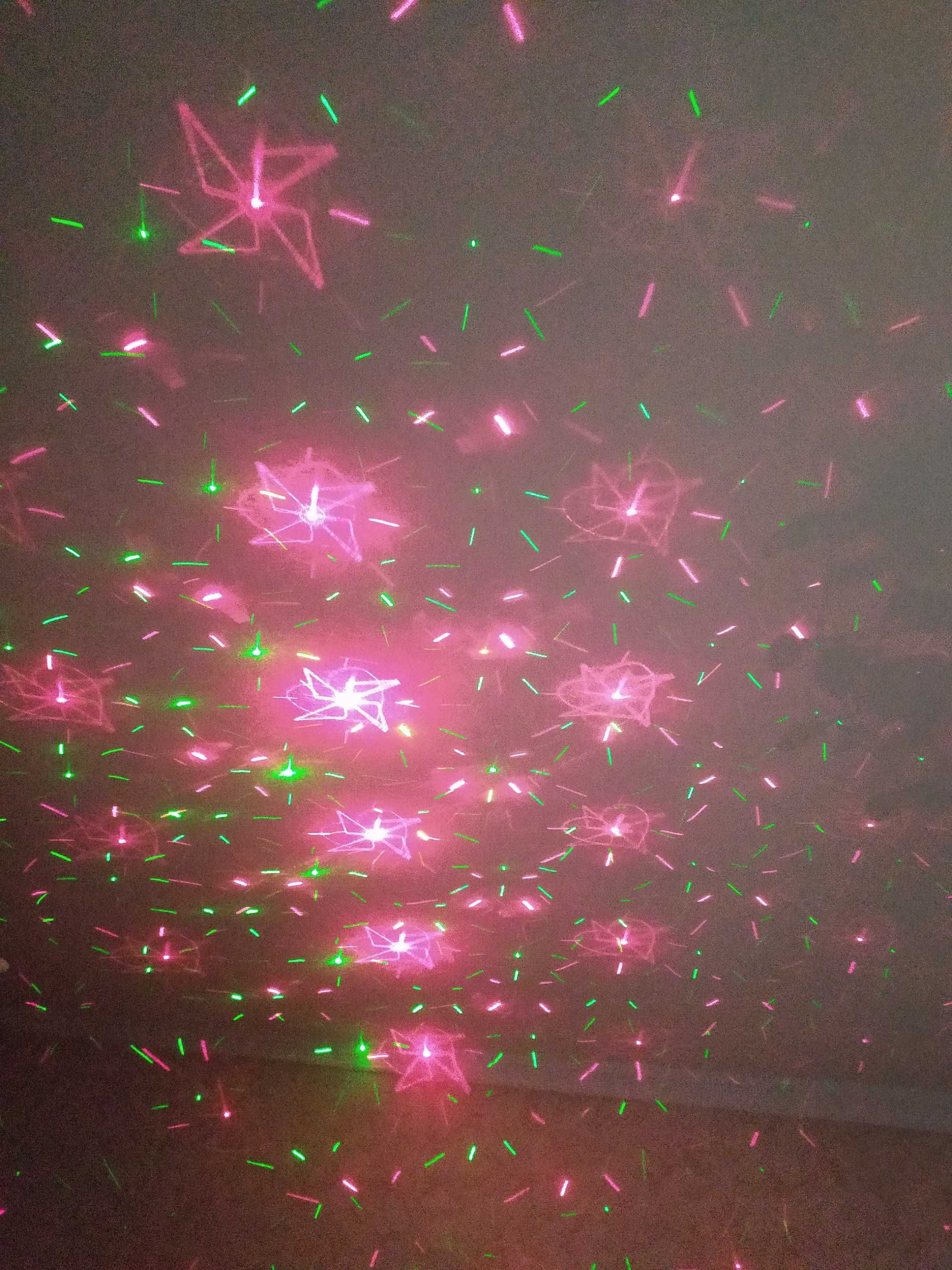 Лазерная приставка для вечеринок, корпоративов,для встреч Нового года