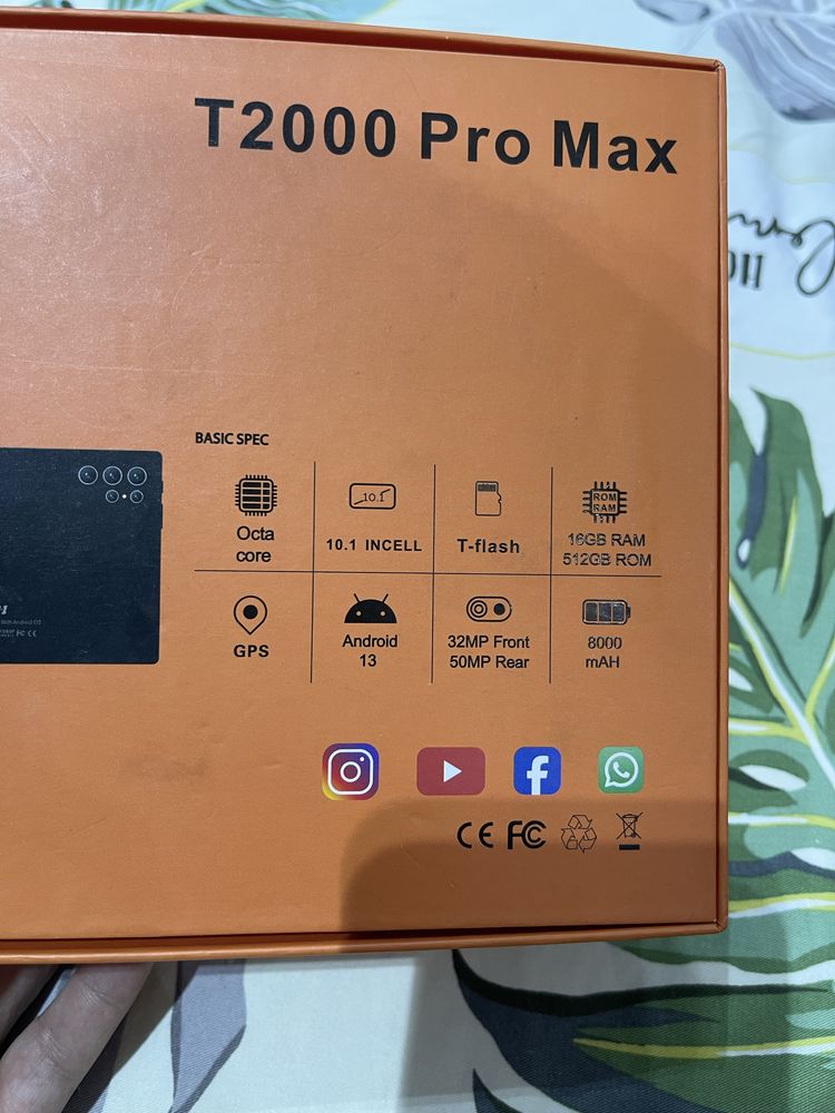 Planshet T 2000 Pro Max