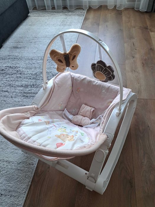 Бебешки шезлонг Lorelli Alex Beige Bear Party