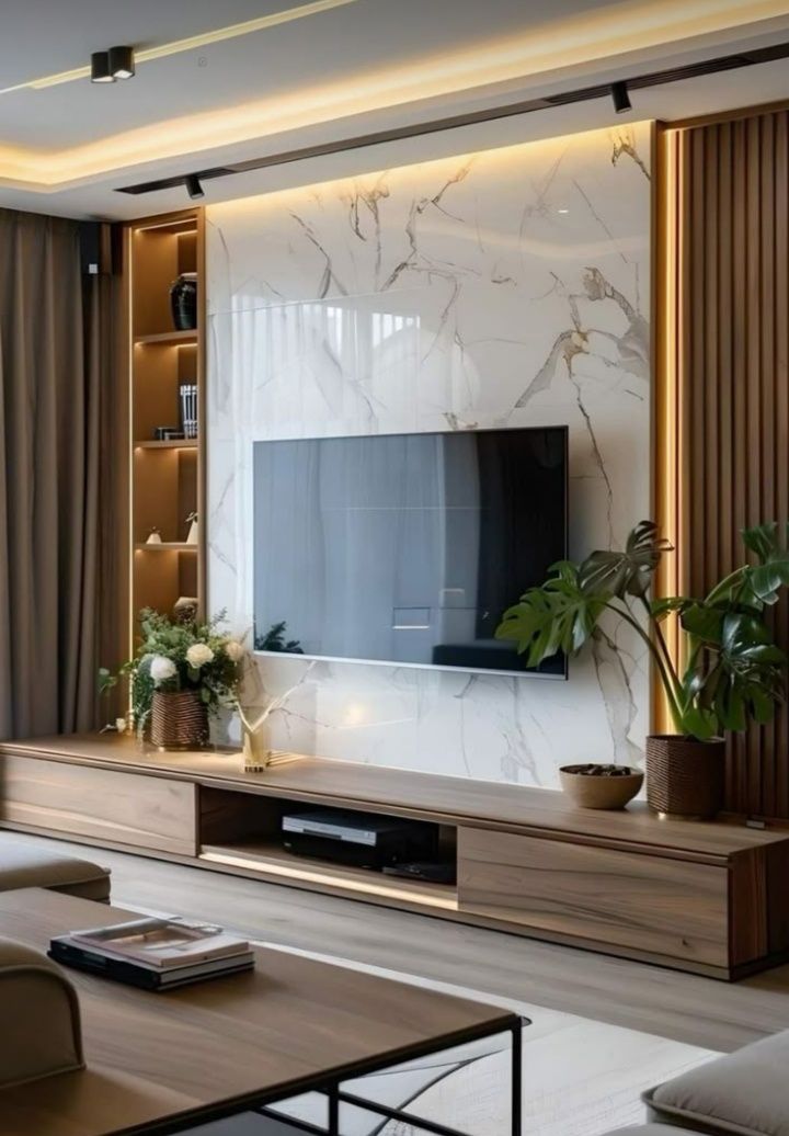 TV zona,  ТВ зона с подсветкой, тумба для ТВ,