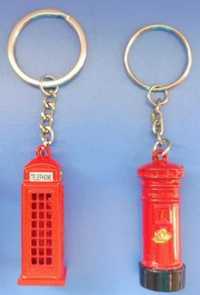Ключодържатели - Символите на Лондон: телефонна кабина, пощенска кутия