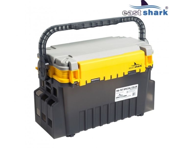 Ящик рыболовный EastShark  желтый большой