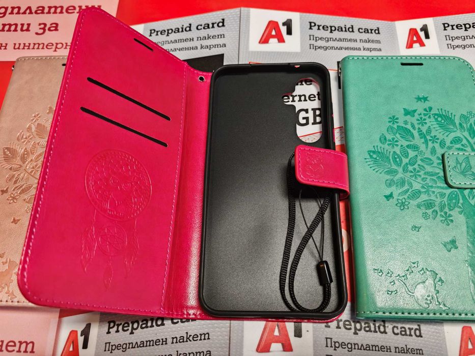 Samsung Galaxy A55 , Samsung Galaxy A35 цветни луксозни тефтери