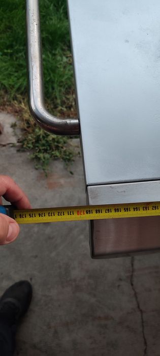 Grătar pe gaz cu grill si rotisor 6+1 inox