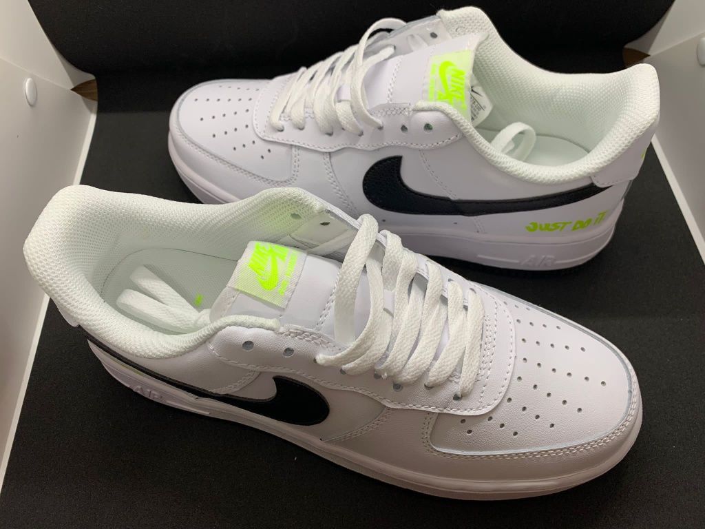 Nike AF1 Low 'Just Do It - White Volt' DJ6878-100