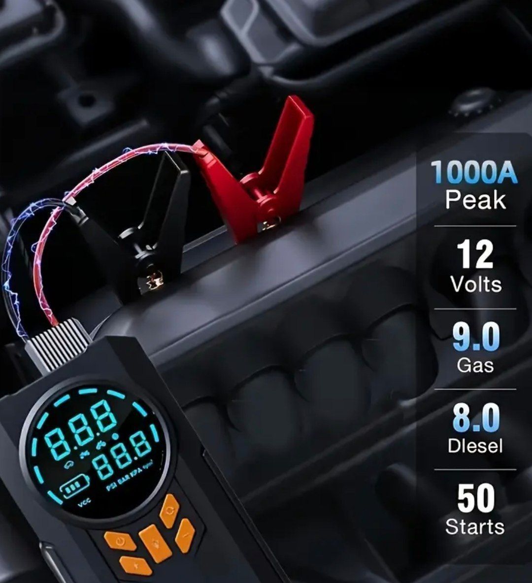 АКЦИЯ. Пусковое устройство 4в 1 SUPER ENERGY CAR  JN-088D
