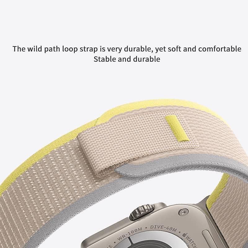 Каишка tech protect nylon за apple watch ultra/ ultra 2 beige
