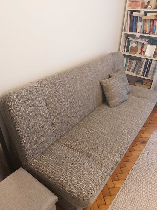 Vand canapea extensibila gri