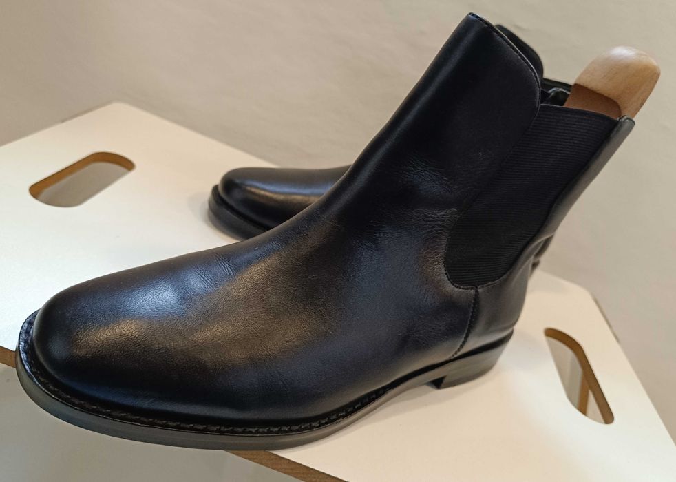 Ghete chelsea 38 38.5 plain toe Ralph Lauren piele naturala moale