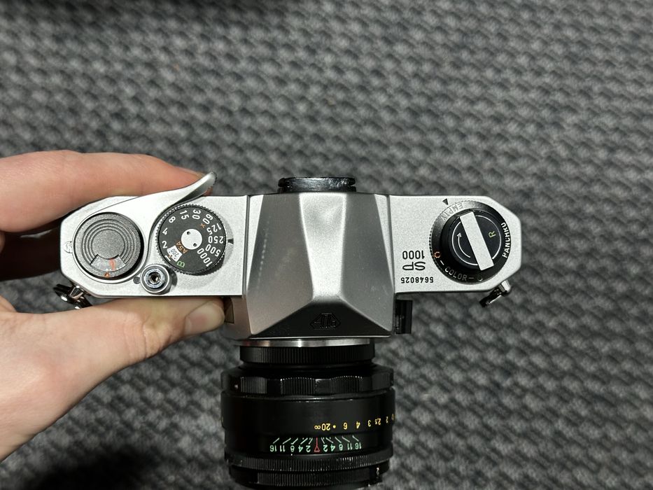 Pentax SP1000 cu Helios 44-2