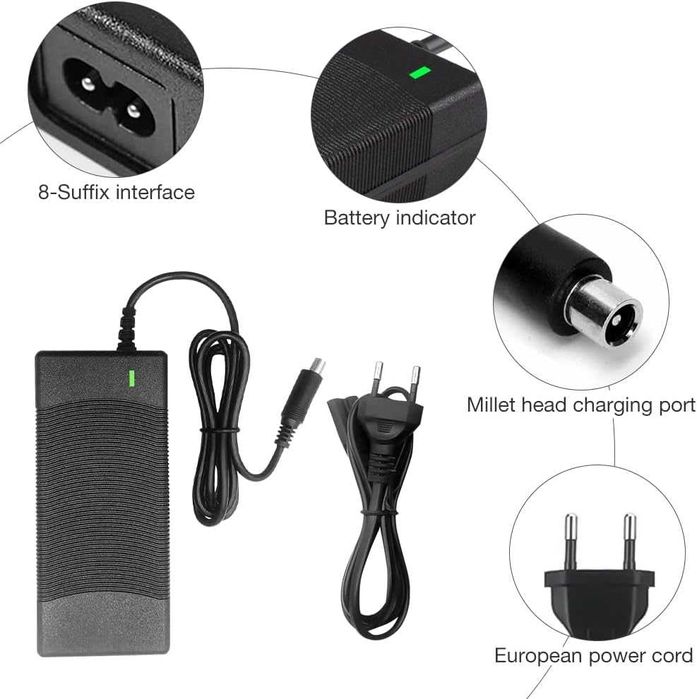 Incarcator de 36V (42V) cu 2 A pentru Trotineta Xiaomi sau Ninebot