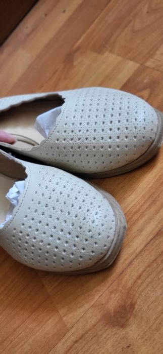 Pantofi comozi piele cu bareta