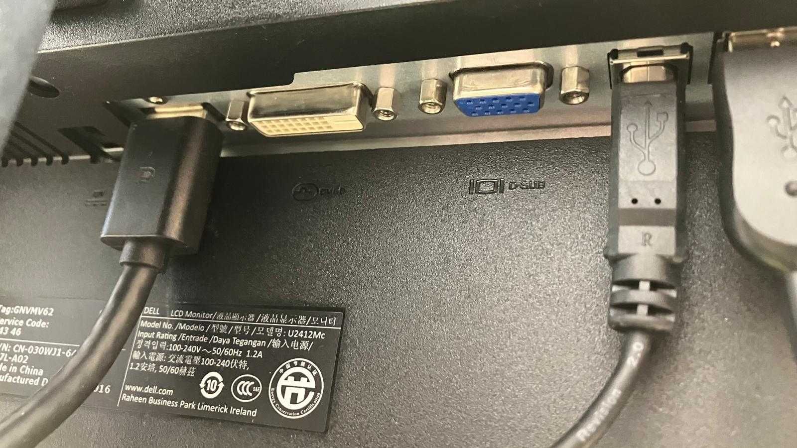 Vand monitore Dell U2412M