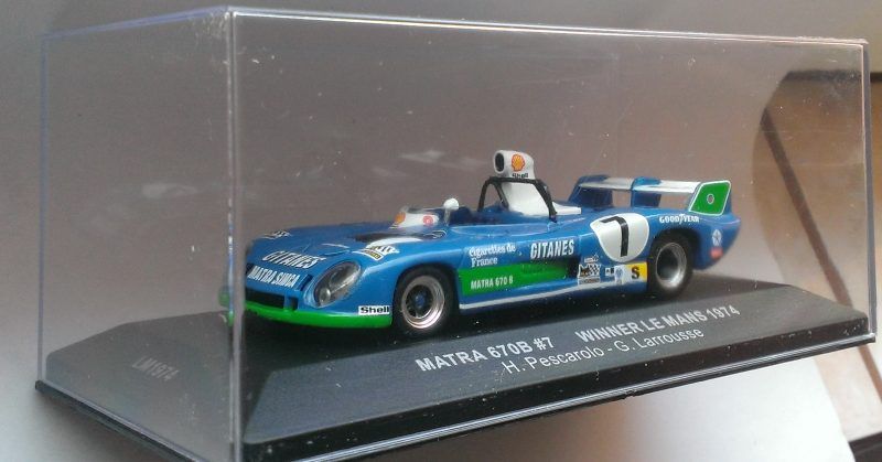 Macheta Matra 670B winner Le Mans 1974 - IXO 1/43 noua
