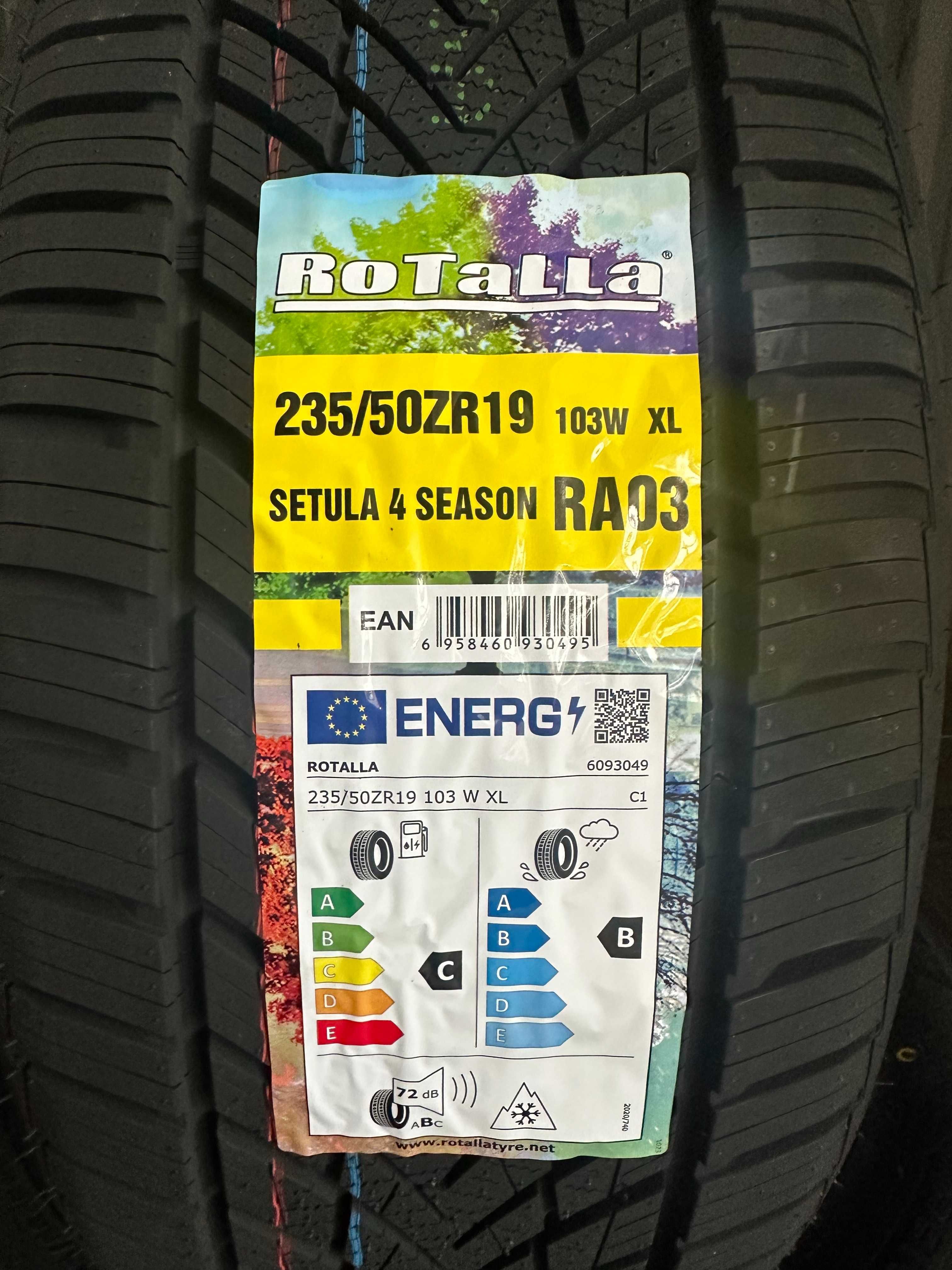 Нови всесезонни ROTALLA SETULA 4 SEASON RA03 235/50R19 103W XL НОВ DOT