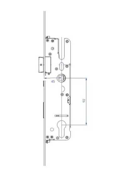 ROTO broasca usa termopan PVC 45/92