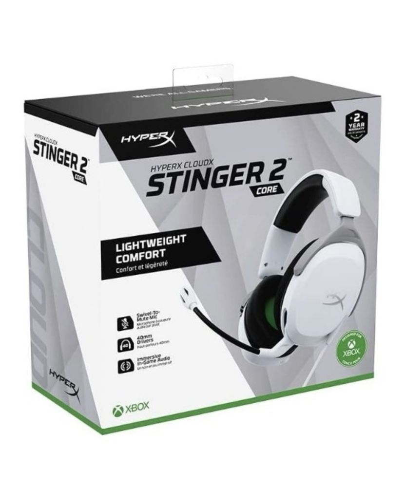 Наушник HyperX CloudX Stinger 2 Core белый