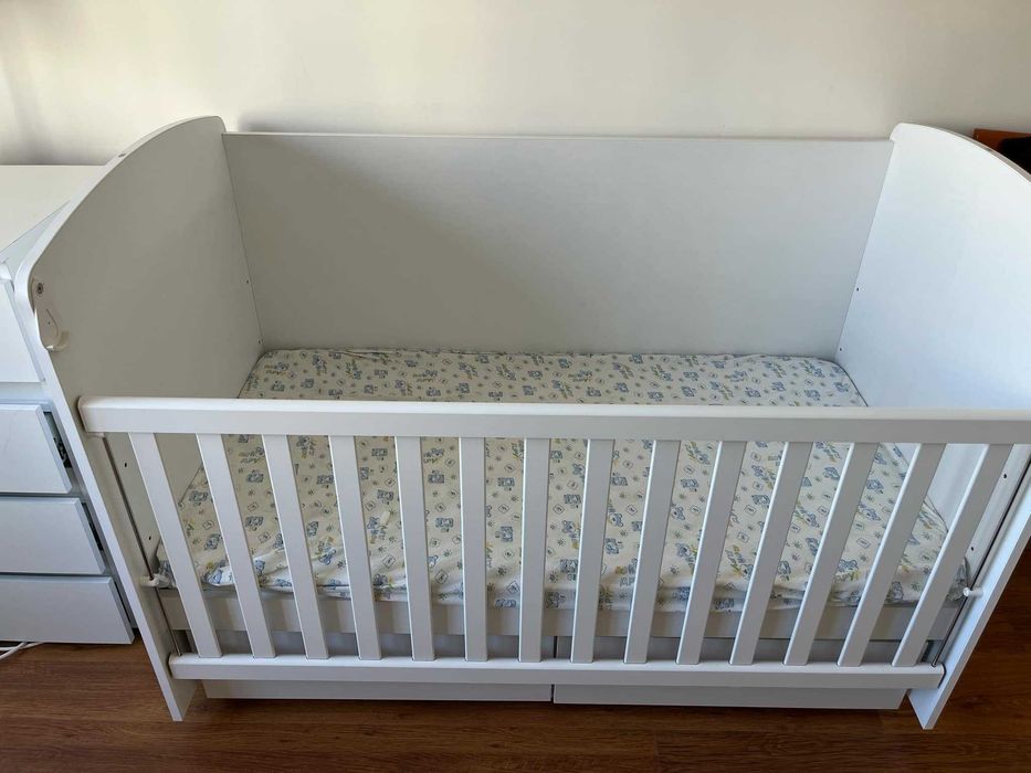 Бебешка кошара с матрак 140/70