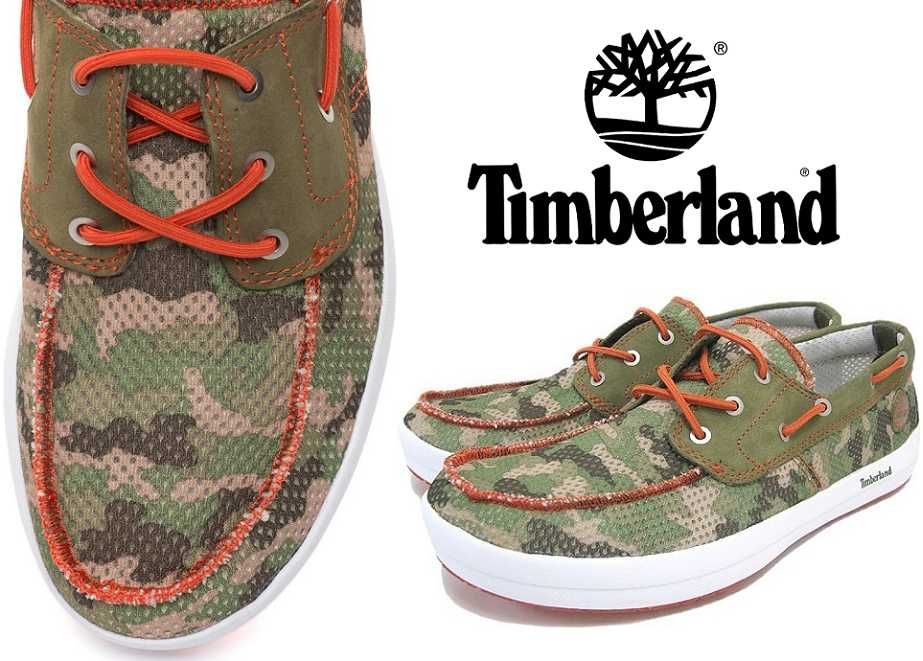 %ПРОМО% TIMBERLAND № 40 & 41 – Мъжки обувки с камуфлажна шарка нови