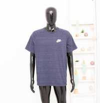 Nike Оригинална мъжка тениска син меланж памук/полиестер М