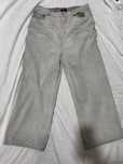 White Balenciaga Waxed Jeans