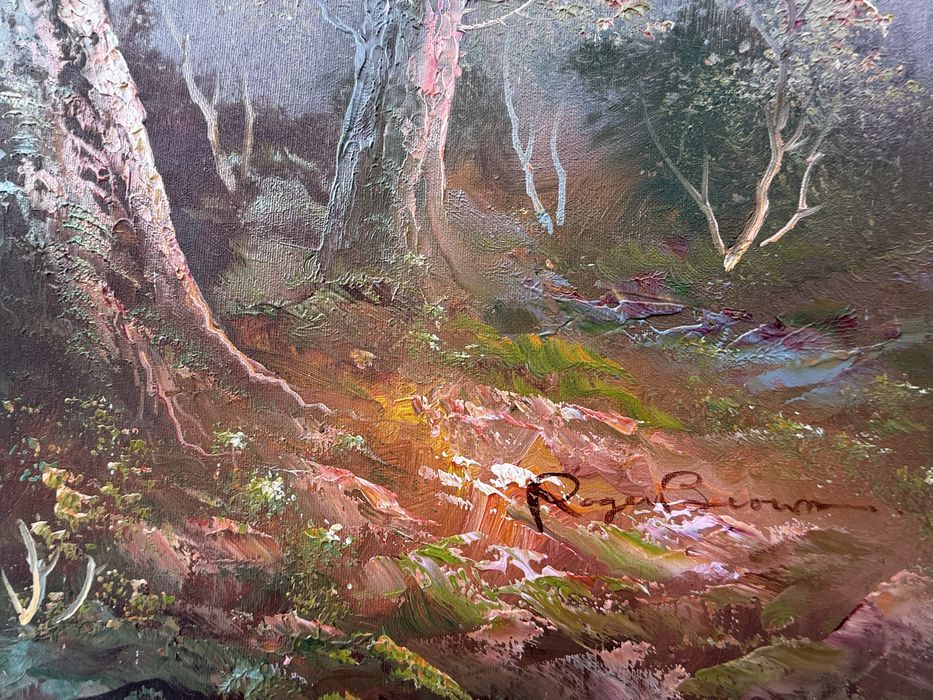 ГОЛЯМА Картина с маслени бои, 120*60 ФРЕНСКИ ВНОС