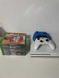 Xbox one S + 2 controllere si jocuri