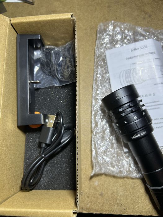 Фенер LED SOFIRN SD05 3000lm за гмуркане