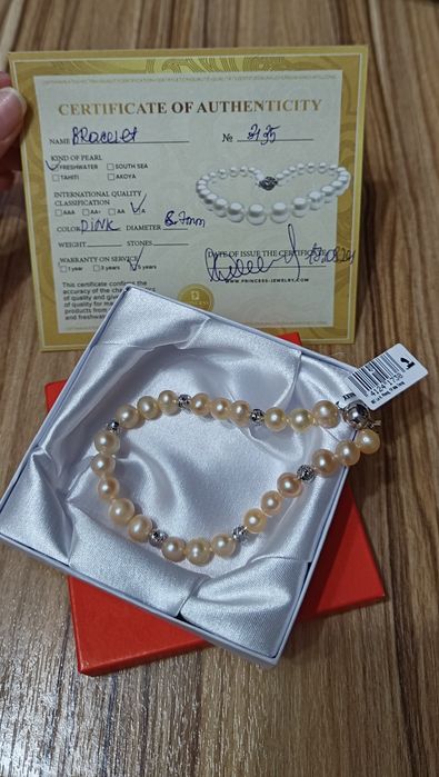 Продам браслеты из натурального жемчуга!