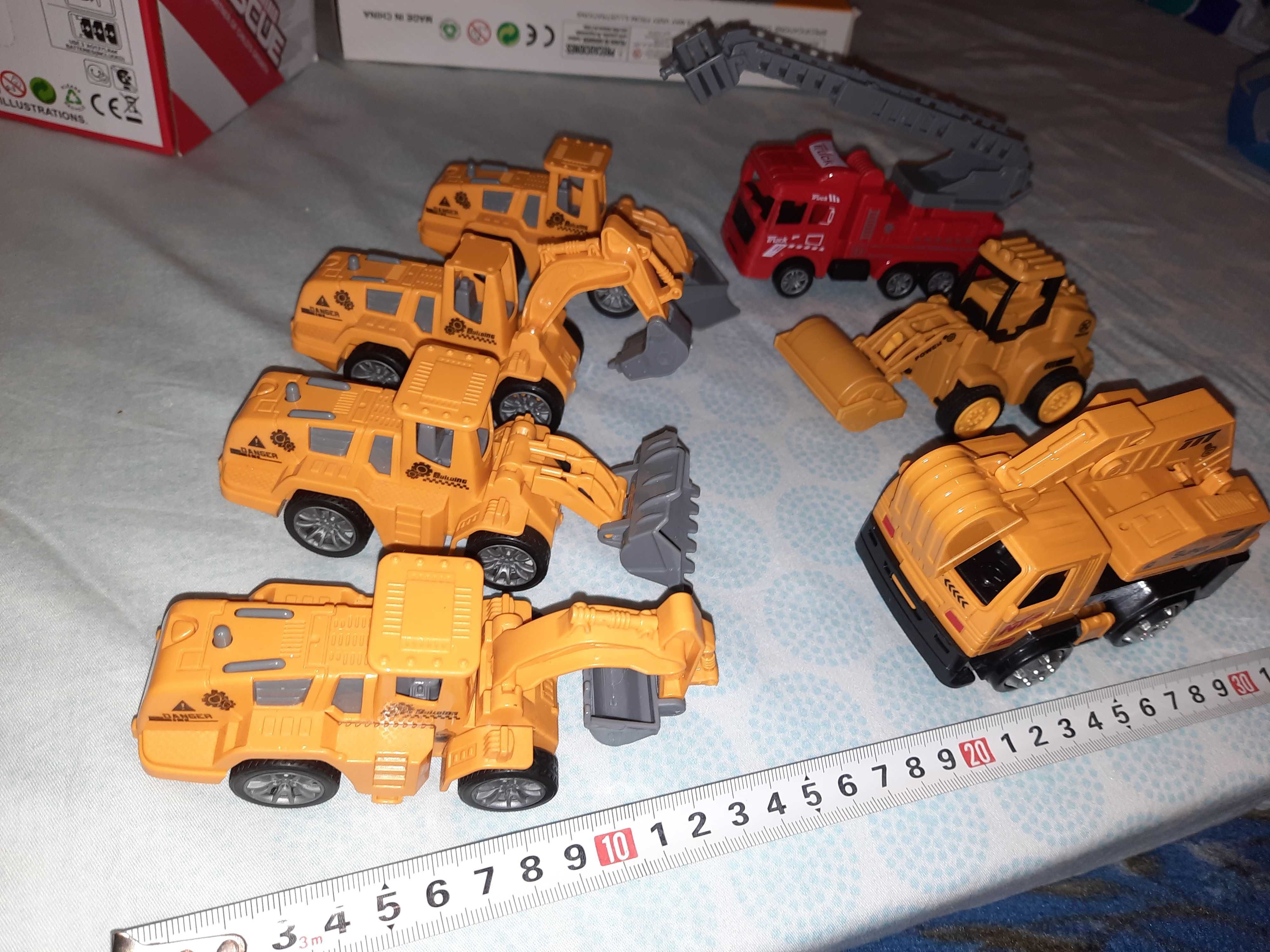 Строителни машини, пожарна със стълба детски играчки
