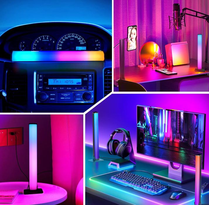 Lumini LED RGB cu telecomanda