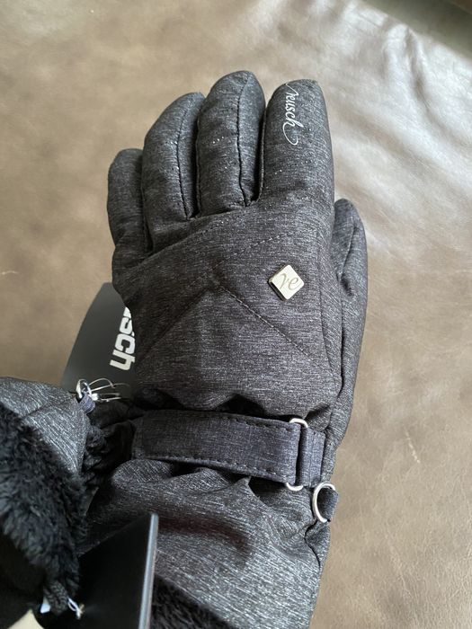 Reusch LAILA-дамски ръкавици за ски-размер EU::7,5,US: М black melangе