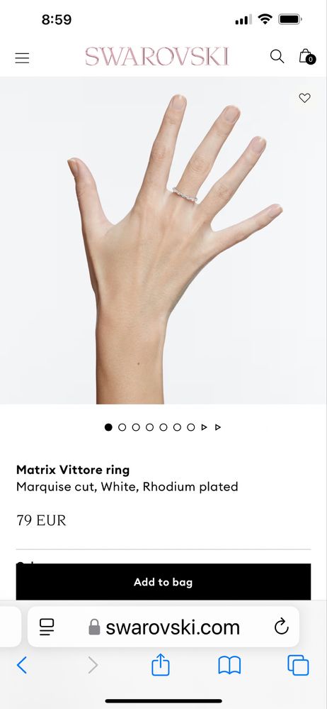 Пръстен Swarovski