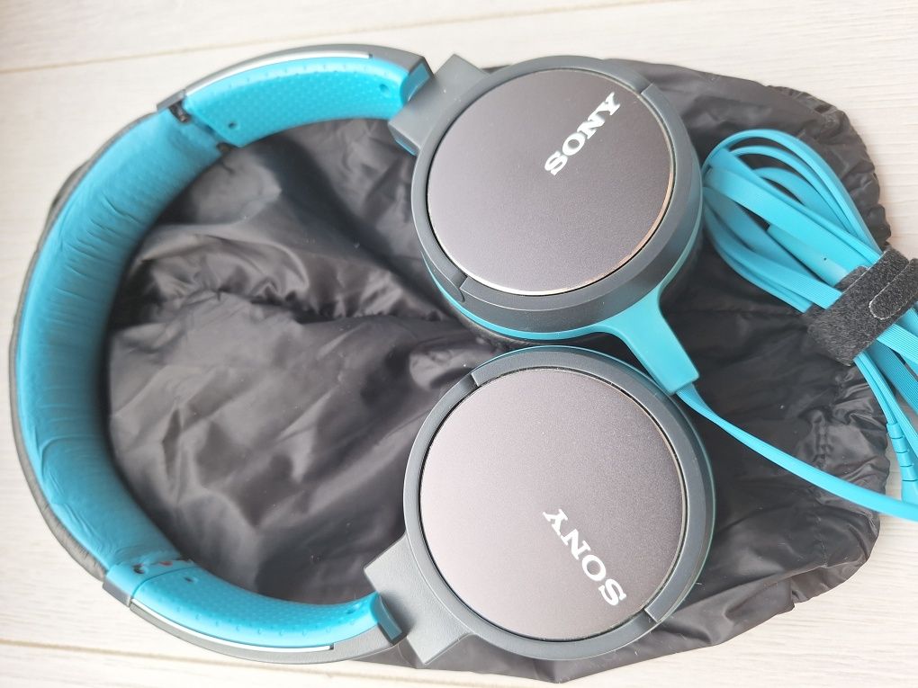 Casti audio cu fir Sony MDR-ZX660AP, Albastru