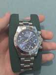 Rolex daytona blue dial, automatic + husa