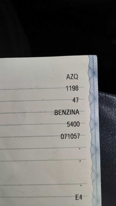 Vw Polo 9n 2002 1.2 benzina 47hp