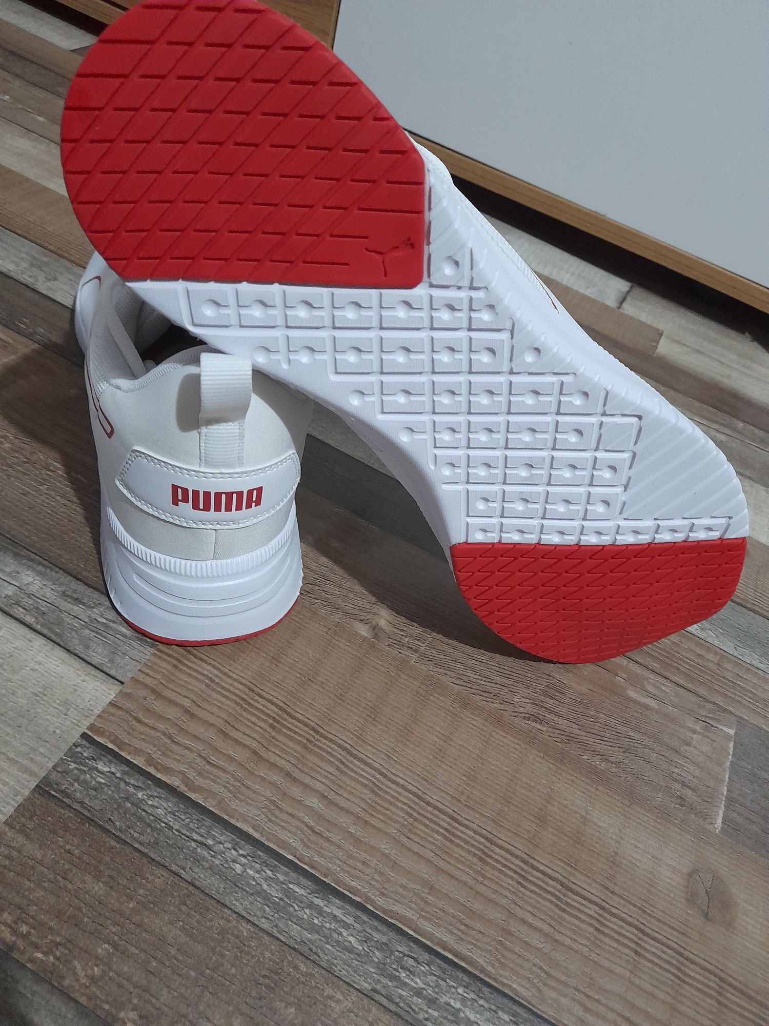 Adidași puma unisex,albi, 46