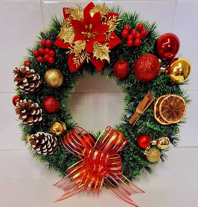 Coronita artificiala Craciun diametru 40 cm
