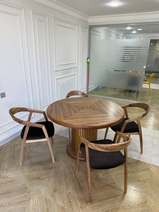 Yogoch stol stul kuxnyaga stol stul Oshxonaga yogoch stol stullar