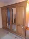 Dormitor lemn masiv MOBEXPERT–pat+sifonier+comodă+2noptiere impecabile
