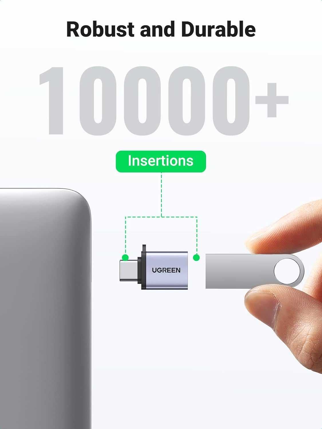 Ugreen USB 3.0 переходник адаптер с USB-A на USB-C